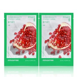 [Innisfree] Innisfree Energy Mask 22mL Pomegranate x 2 / [이니스프리] 이니스프리 에너지 마스크 22mL 석류 2개