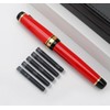 xixixiaozhu Metal Big Fountain Pen Set Medium Nib 0.7mm, Includes