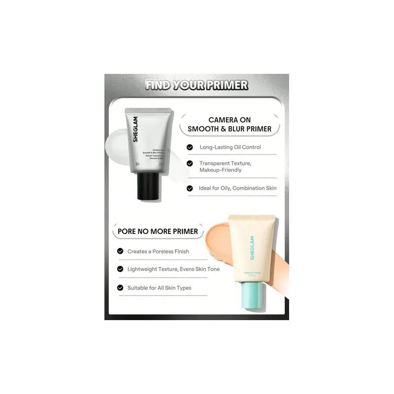 Sheglam Camera On Primer Alisador Y Difuminador