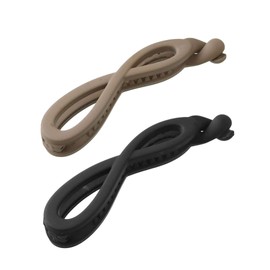 VINGTAINE H7783-A-RB-MOC-A-RB-BK Banana Clip, Set of 2, Choose from Nuance, Simple Design, Hair Clip, Hair Accessories, Set of 2