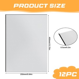 Fentar 12 Stück Auto Dämmung 25x18cm (Gesamte Länge: 300cm×18cm) Schallschutzmatte, 5mm Dick Motorhaube Dämmmatte Auto, Antidröhnmatte Selbstklebend, Feuchtigkeitsbeständig Isoliermatte