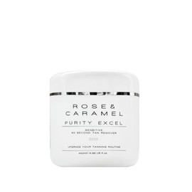 Rose & Caramel Purity Excel Sensitive 60 Second Fake Tan Remover. Kind To Skin, Fragrance Free, Express Exfoliating Self Tan Eraser, (440g)