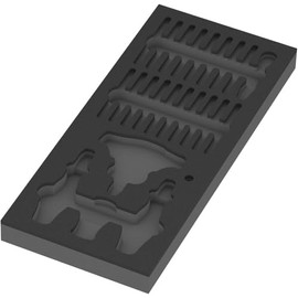 Wera 05137352001 9852 Foam Insert Kraftform Compact Ratchet Set 1, without Tools, 172 x 30 x 392 mm