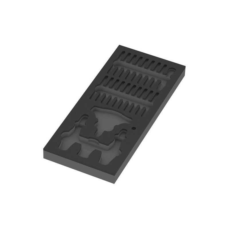 Wera 05137352001 9852 Foam Insert Kraftform Compact Ratchet Set 1,
