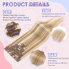 Elailite Hair Extensions Real Human Hair Clip in 8 Pcs