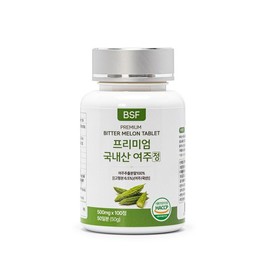 BSF 프리미엄 국내산 여주정 500mg x 100정 1병 BSF Premium Domestic Bitter Melon Extract 500mg x 100 Tablets 1 Bottle