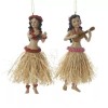 Kurt S. Adler 5.25"RESIN HULA DANCER ORNAMENT 2/ASSTD.