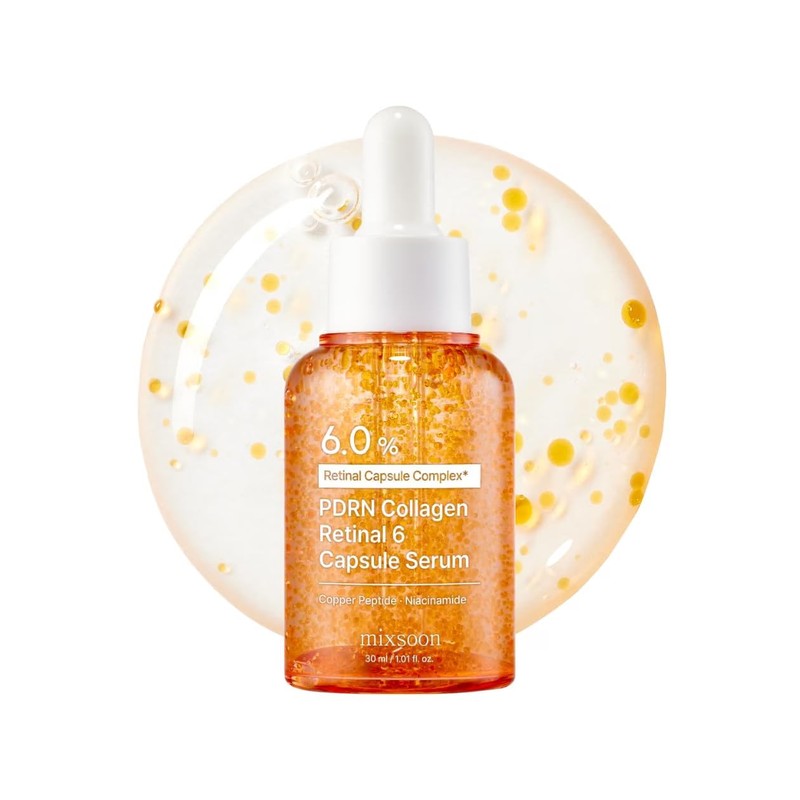 mixsoon PDRN Collagen Retinal 6 Capsule Serum - Sérum Reafirmante