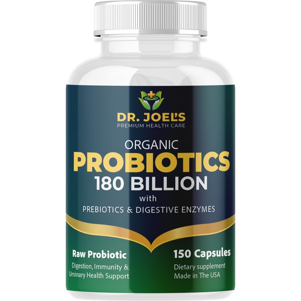 Organic Probiotics 180 Billion CFU - 40 Strains Vegan Probiotics