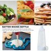 RROAD Hand Dough Dispenser, Pancake Dough Mixing Bottle Dispenser Cupcake