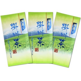 Shizuoka Kakegawa Tea, Deep Steamed Kakegawa Tea, 3.5 oz (100 g), Kakegawa Tea, Deep Mushi Tea, Mt. Fuji (3.5 oz (100 g) x 3)