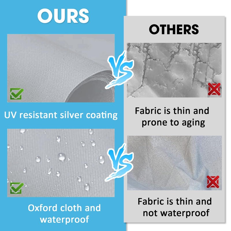 Ericlin 2-Pack Washer and Dryer Covers: Waterproof and Dustproof. Features