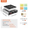 VEVOR Dutch Pancake Maker, 9PCS 76mm Diameter Dorayaki Baker Machine,