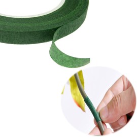 4 Rolls 0.5 inch Wide 30Yard/Roll Floral Tapes for Bouquet Stem Wrap Florist Craft Projects (Dark Green)