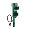 JASCO MTS Photocell Stake Timer, Outdoor, 6 Grounded Outlet, Green,