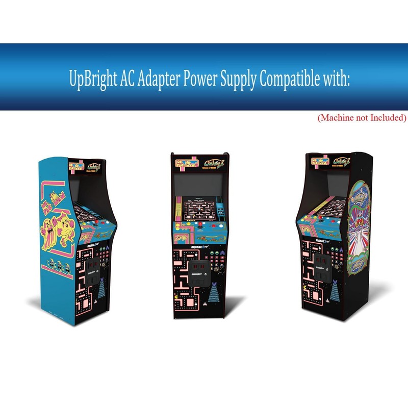 UpBright 12V AC/DC Adapter Compatible with Arcade1Up Model MSP-A-303611 8267