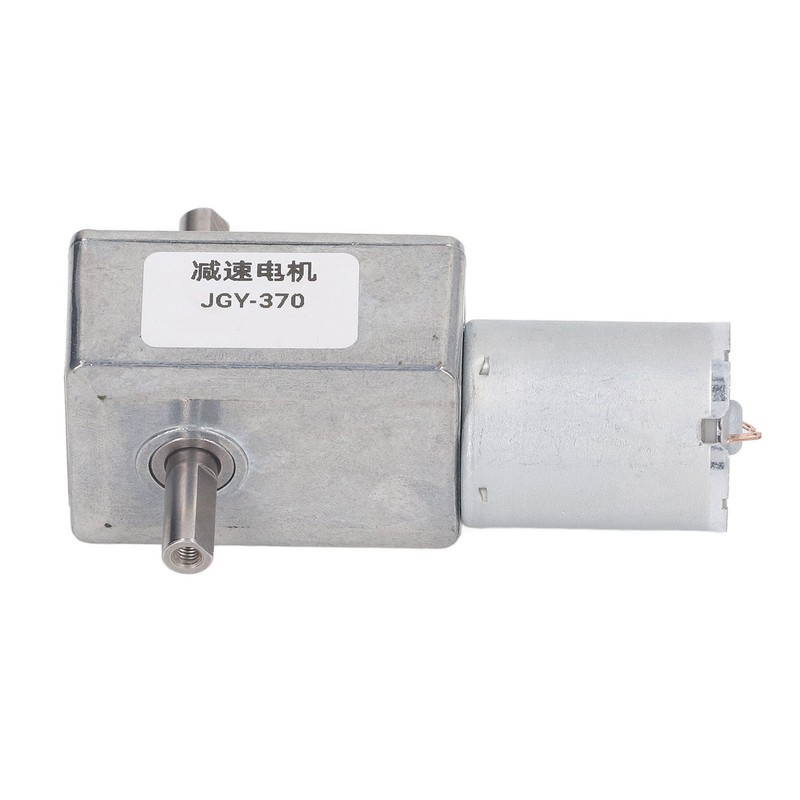 25kg.cm DC Gear Speed Reduction Motor Double Shafts Self Locking