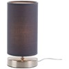 Brilliant AG 13247/22 Metal/Textile Floor Lamp, Grey (40 W E14)