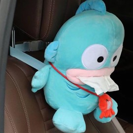 Hangyodong Tissue Case, Tissue Cover, Tissue Holder, Plush, Car, Hanging, Fluffy, Popular, Cute, Character Goods (Hangyodon)