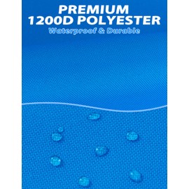 BLUEWING Sunshade for Fishing Boats Shade Canopy Waterproof Durable 1200D Polyester Sun Shade Foldable Umbrella for Protection, 4 * 5 * 4ft