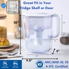 7-Cup Water Filter Pitcher & 3 Filters & Electronic Filter