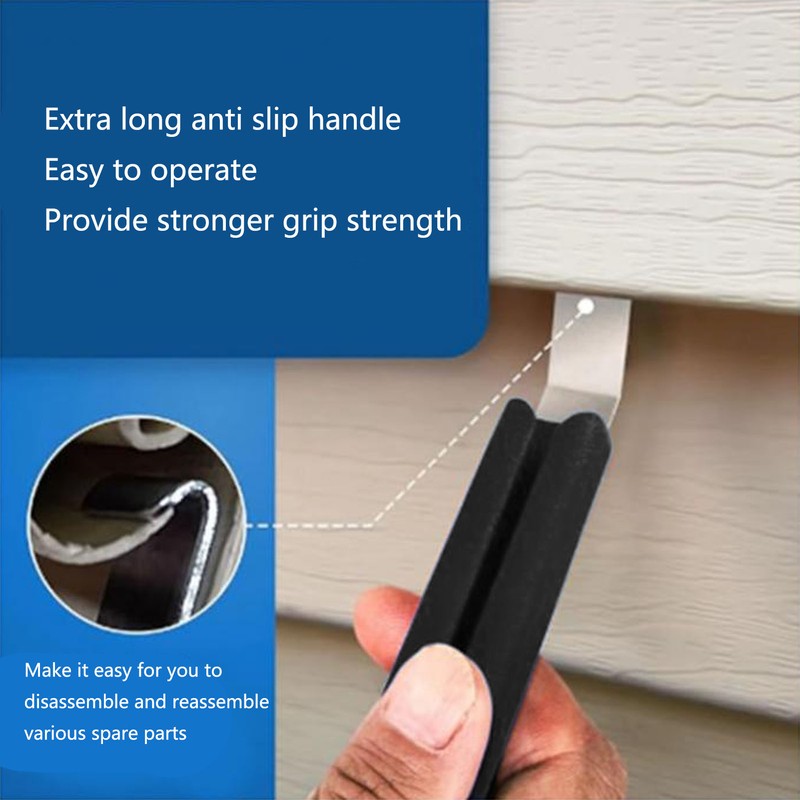 2Pcs Vinyl Siding Removal Tool 7 Inches Steel Blade Vinyl