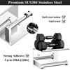 Tindbea Toilet Paper Holder with Phone Shelf + Towel Robe