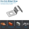 FamlTol Pack of 50 High Performance Single Hole Cable Clamps