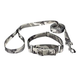 Country Brook Design - Urban Camo Martingale Dog Collar & Leash - Large
