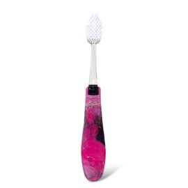 RADIUS Toothbrush Tour Travel Brush, Desert Rose, BPA Free and ADA Accepted, Designed to Improve Gum Health and Reduce The Risk of Gum Disease, 1 Pack
