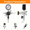 IMAICTUU Beer Secondary Regulator Bar Wall Regulator with 8mm Outlet