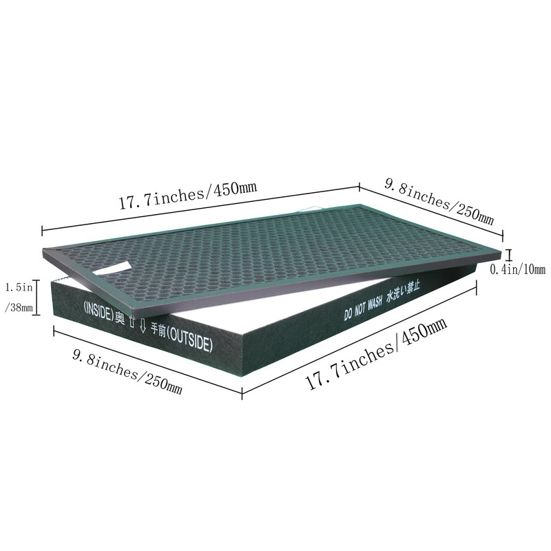 LRFDRESS Replacement Filter Kit Compatible with Sharp KC-860U Series Air