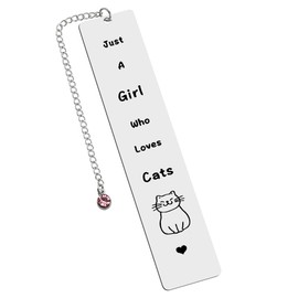 Cat Bookmarks for Book Lovers Women Pet Cat Lover Gifts for Girls Women Office Cat Reading Gifts for for Teen Girls Cat Mom Birthday Gifts for Sister Daughter Gf Girlfriend Anniversary Christmas Gift