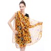 Lina & Lily Sunflower Floral Print Women's Scarf Shawl Wrap