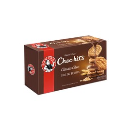 Bakers Choc Kits Original | 200g/7oz | Chocolate | Oat Cookie | Halal | Kosher Certified | 4 Pack |