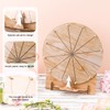 11.4in Game Spinning Wheel, Wooden Raffle Spin Wheel Game with