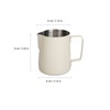 Pull Flower Cup Stainless Steel Art Froth Cup Pointed Mouth