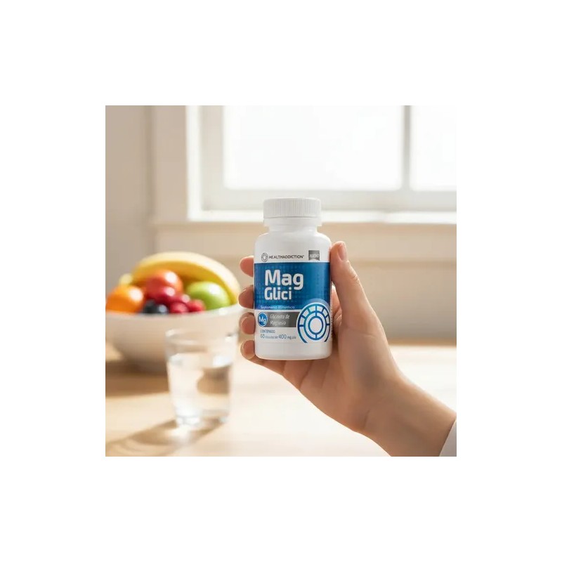 Healthaddiction Glicinato De Magnesio 400mg Cápsulas