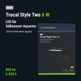 Dennerle Trocal Style Two, 6 Watt LED Lighting for Nano Freshwater Aquariums