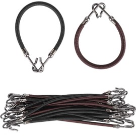 Ganchos de Caballo 20 Piezas de Goma Elástica y Metal Diseño Abierto para Evitar Tirones Multifuncional para Cabello Esponjoso y Denso, Oficina, Gimnasio