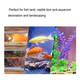 Hffheer Pssopp Reptile Climbing Branch Flexible Reptile Vines Jungle Terrarium Rattan Pet Habitat Decor with Suction Cups and Realistic Leaf for Chameleon Lizards Gecko (#1)