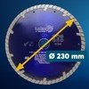 EDW Diamond Cutting Disc Granite 230 mm Bore 22.23 mm