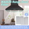 2-Pack WA0575 Range Hood Filter 14.76"x13.39" Replacement Compatible with Vissani