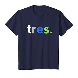 Kids 3rd Birthday Shirt Boy 3 Year Tres Anos | Spanish Gift Tee T-Shirt