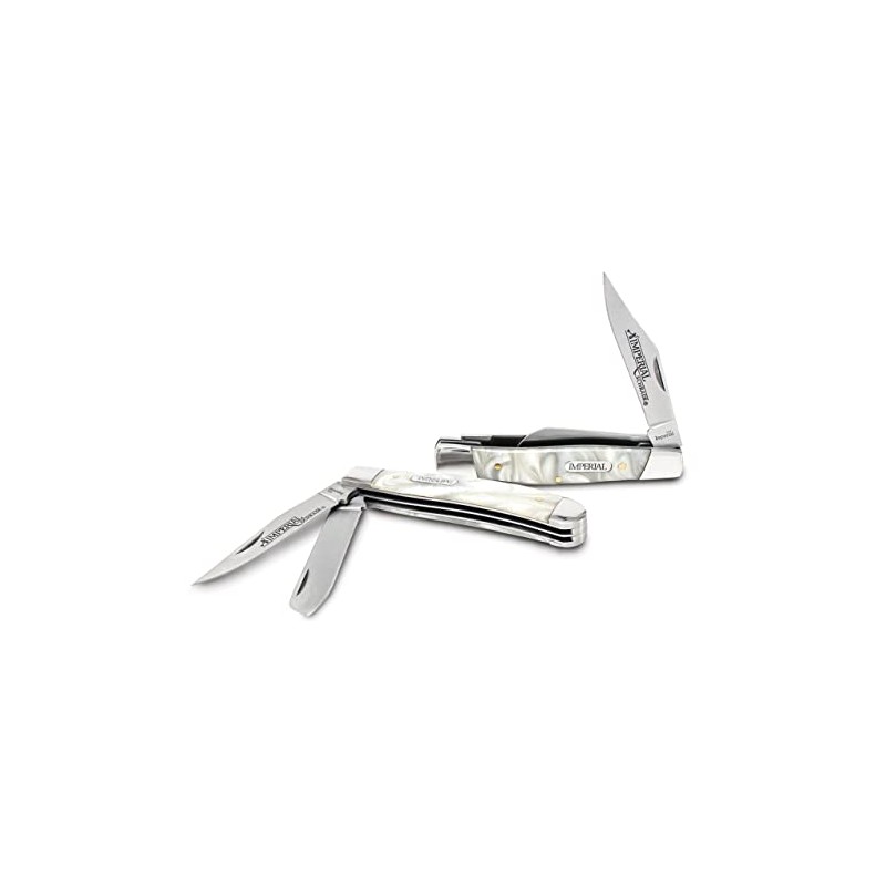 Schrade IMP13L Imperial Stainless Steel Large 2 Blade Pocket Knife