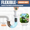 3-Piece Drain Cleaning Bladder Kit for Effective Clog Removal