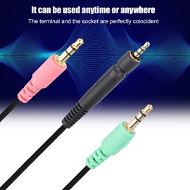Naroote Gaming Headphone Cable Replacement Audio Upgrade Cable Headphone Wire Compatible with G4ME ONE/PC 373D / PC37X GSP350 / 500/600 (PC version)