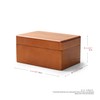 Oirlv SM14902 Wooden Watch Case 2 Display Storage Portable Mini