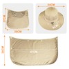 ehsbuy Sun Hats Men with Face Covering Foldable Wide Brim