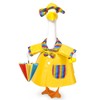 GANSHAYA Raincoat Goose Porch Outfit 23" Cement Goose Clothes for